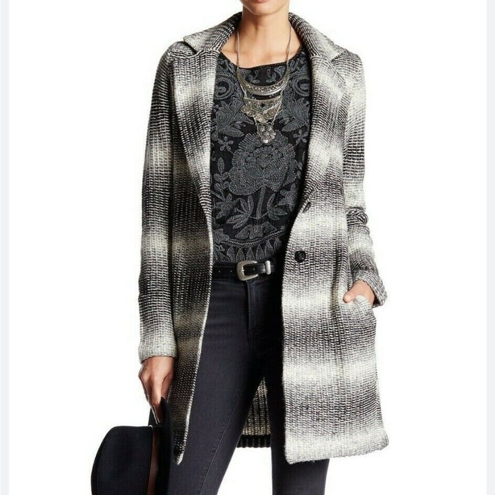 - Lucky Brand knitted sweater coat size M